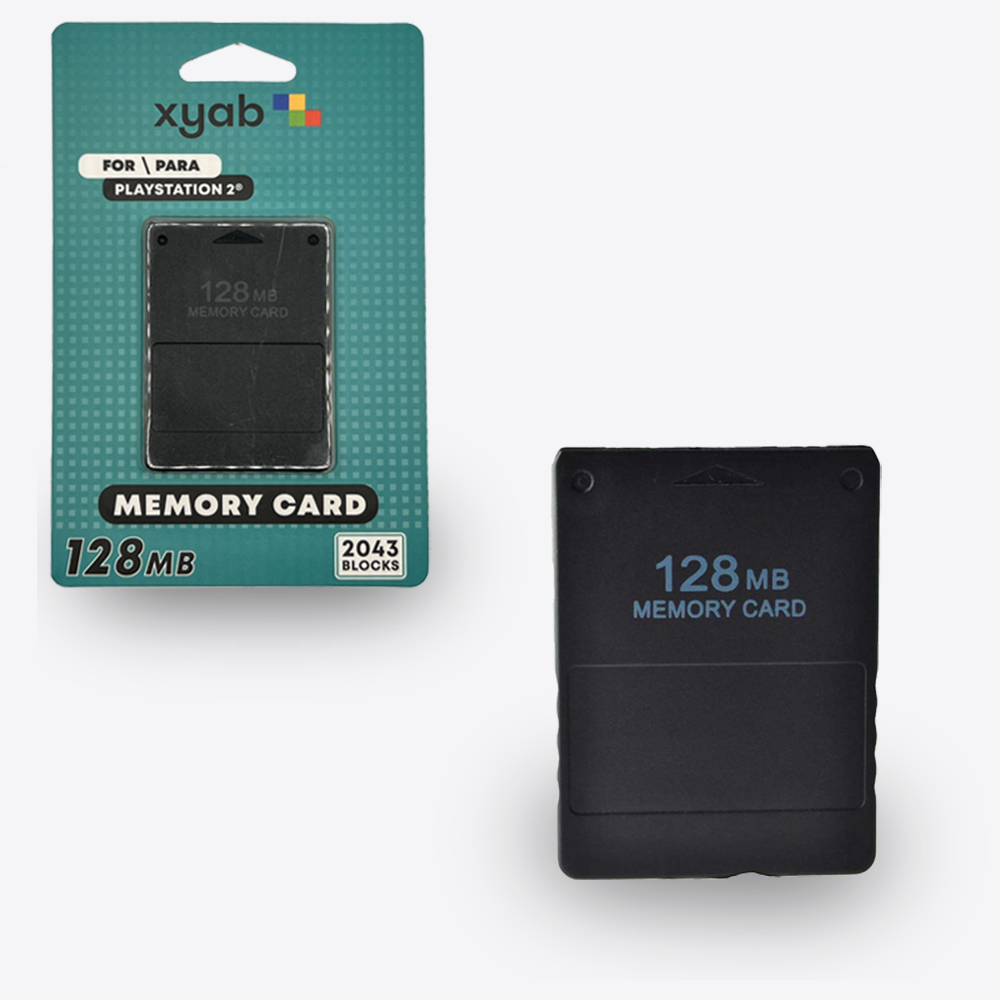 3rd Party Sony PlayStation 2 PS2 Memory Card Black