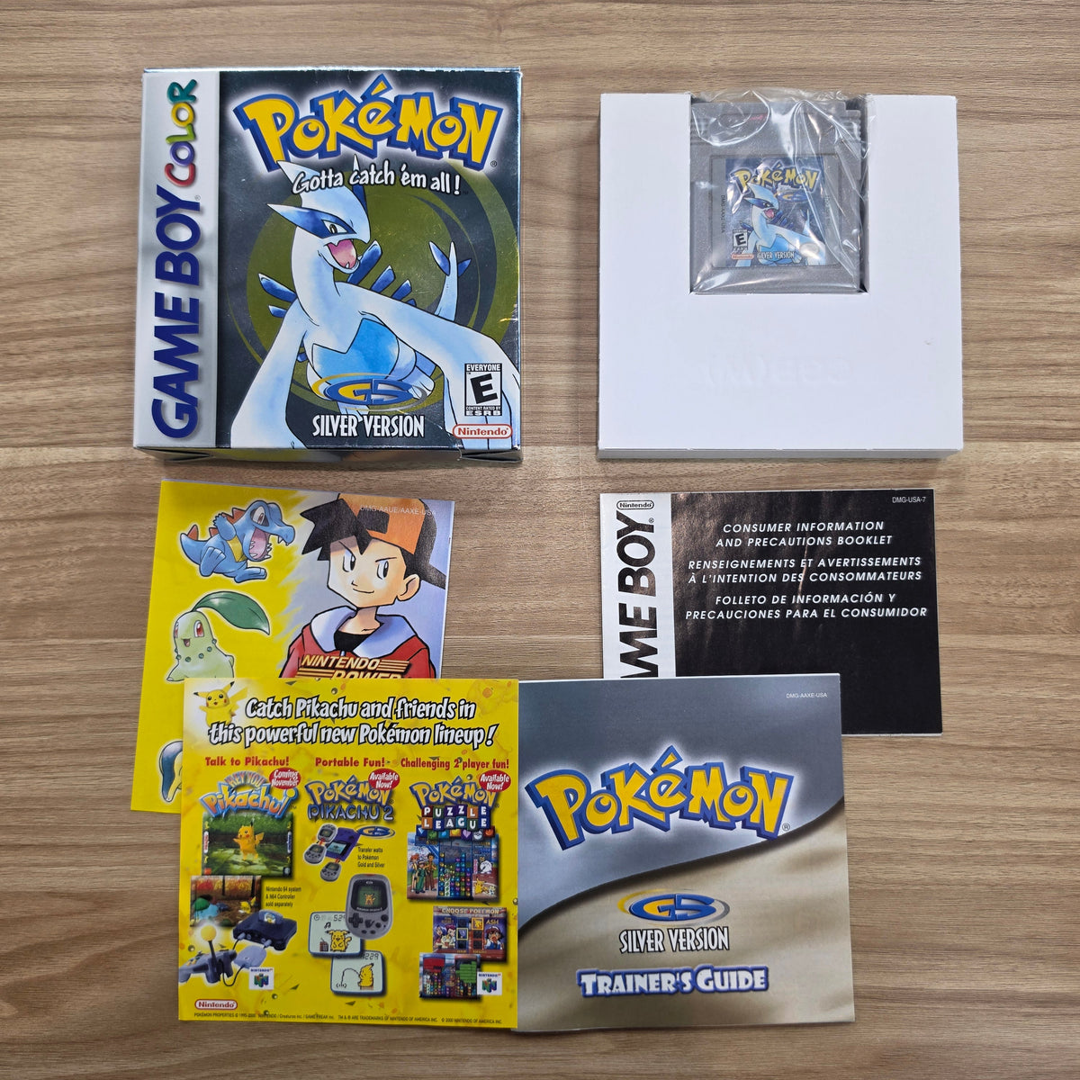 Pokemon Silver - Nintendo Game Boy Color - D