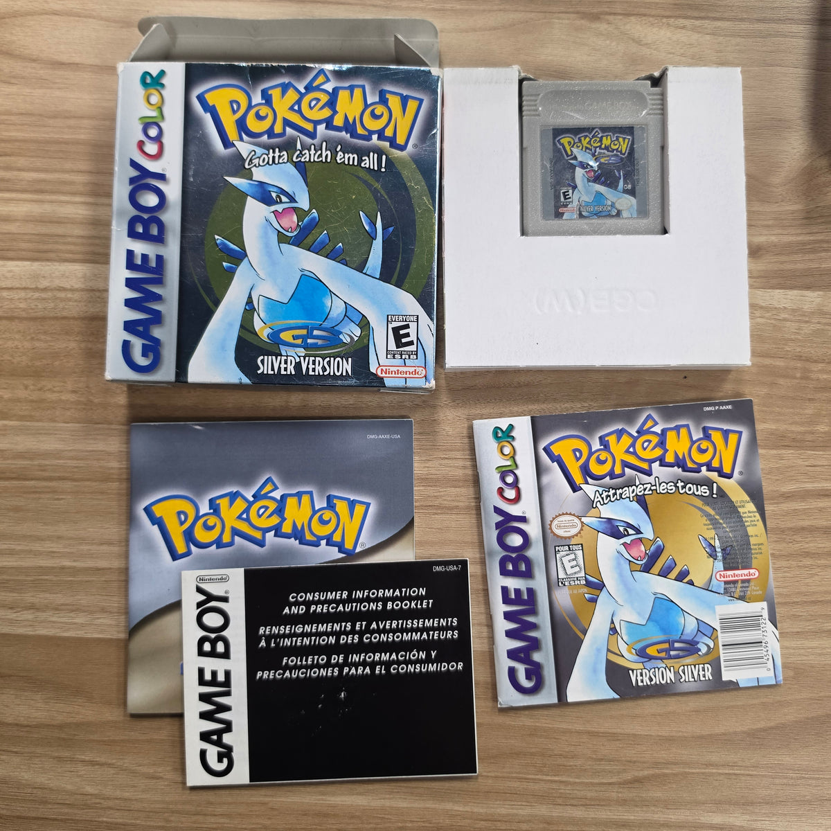 Pokemon Silver - Nintendo Game Boy Color - B
