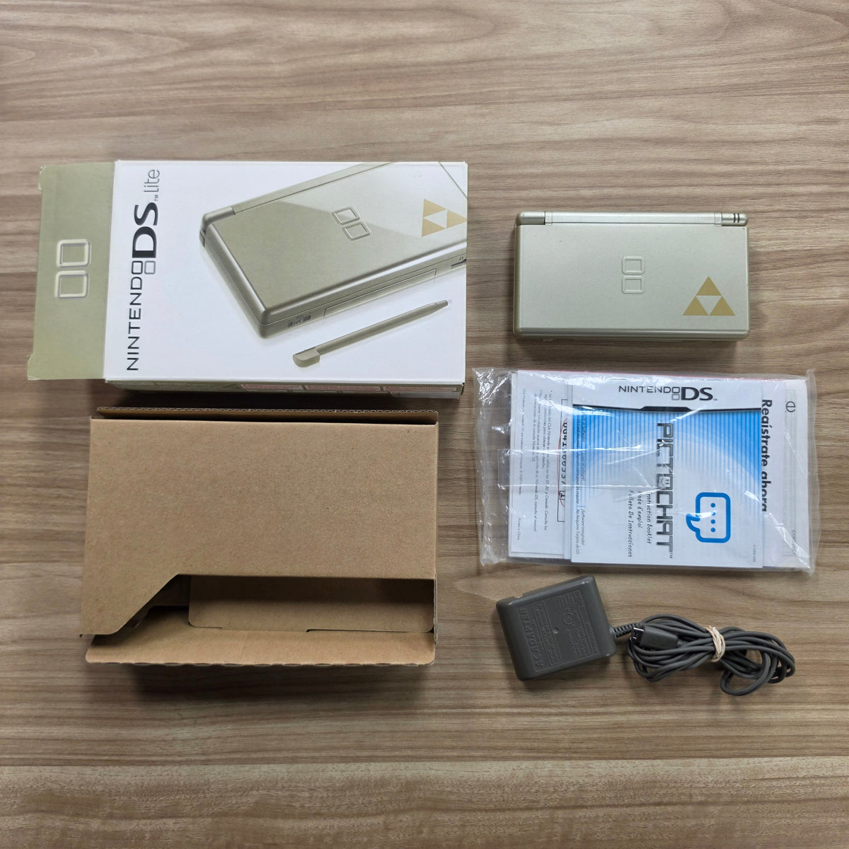 Nintendo DS Lite Zelda Handheld Console (CIB)