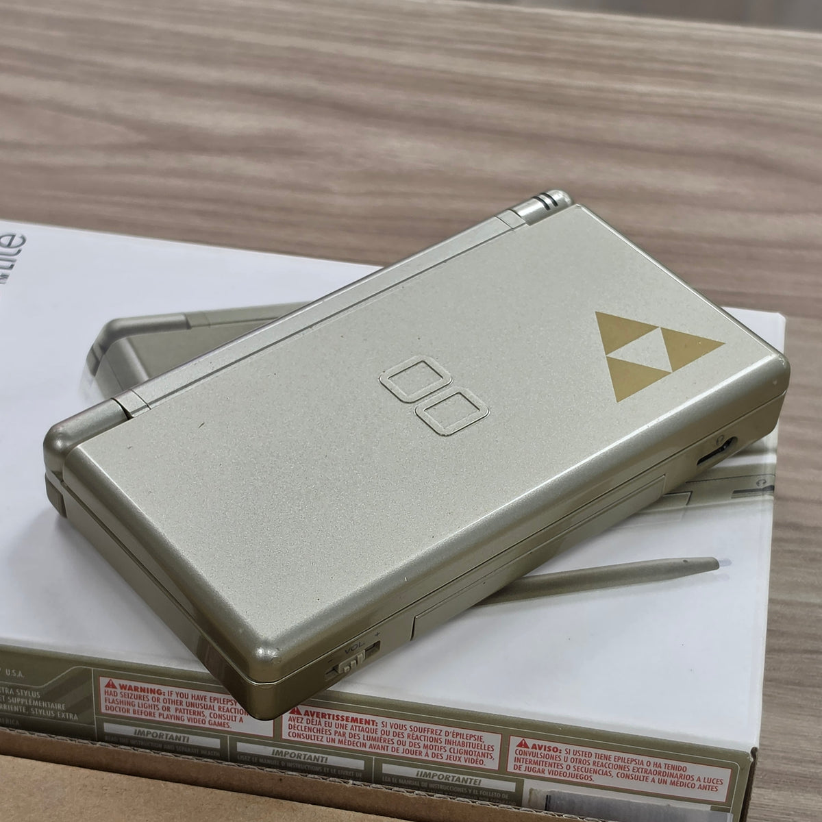 Nintendo DS Lite Zelda Handheld Console (CIB)