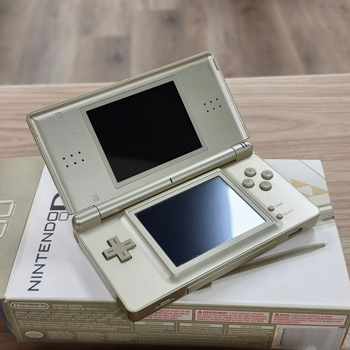Nintendo DS Lite Zelda Handheld Console (CIB)