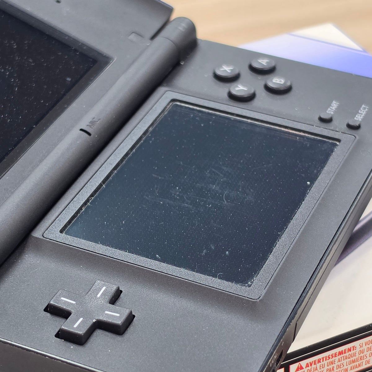 Complete in Box Nintendo DS Lite Blue/Black Handheld Console