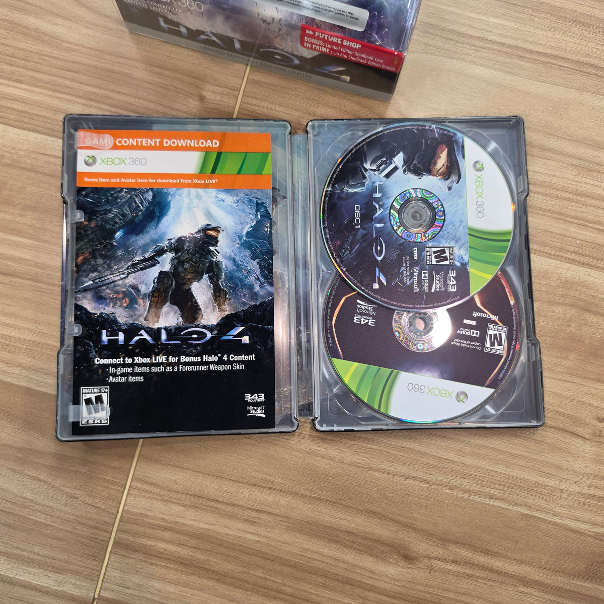 Halo 4 Limited Edition Wireless Controller with Steelbook (Future Shop Exclusive) - Xbox 360