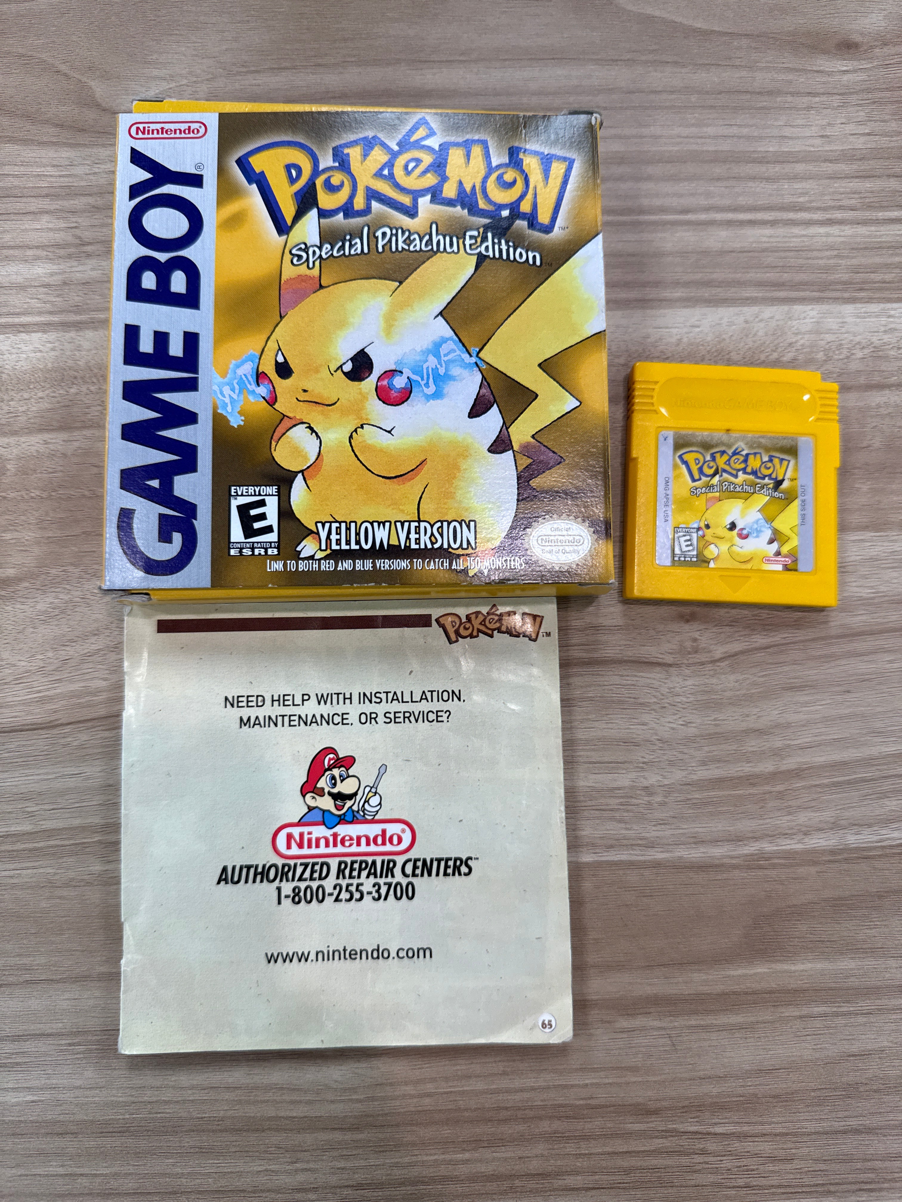 Pokemon Yellow - Nintendo Game Boy