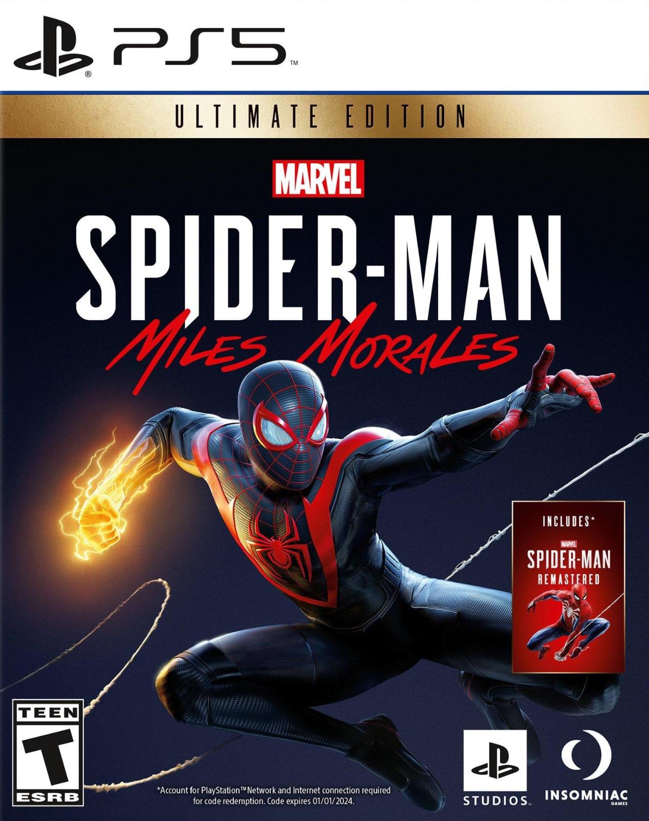 Marvel Spiderman: Miles Morales [Ultimate Edition] - Sony Playstation 5 (Ps5)