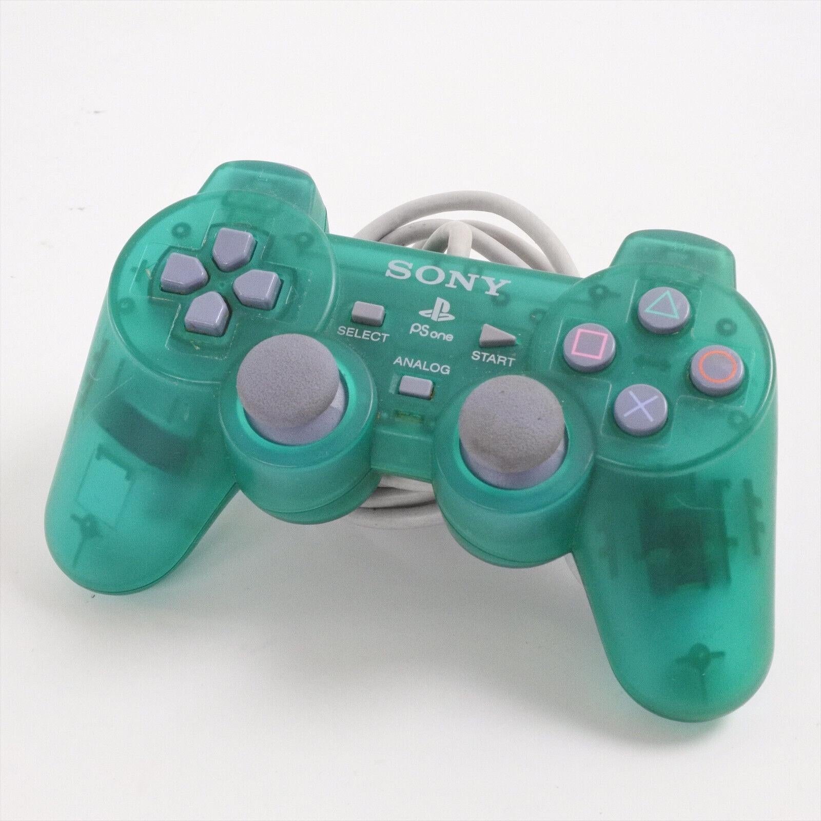 Sony PlayStation 1 PS1 Emerald Green Controller