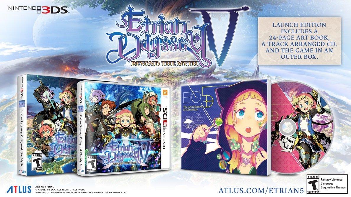 Etrian Odyssey V Beyond The Myth - Nintendo 3DS