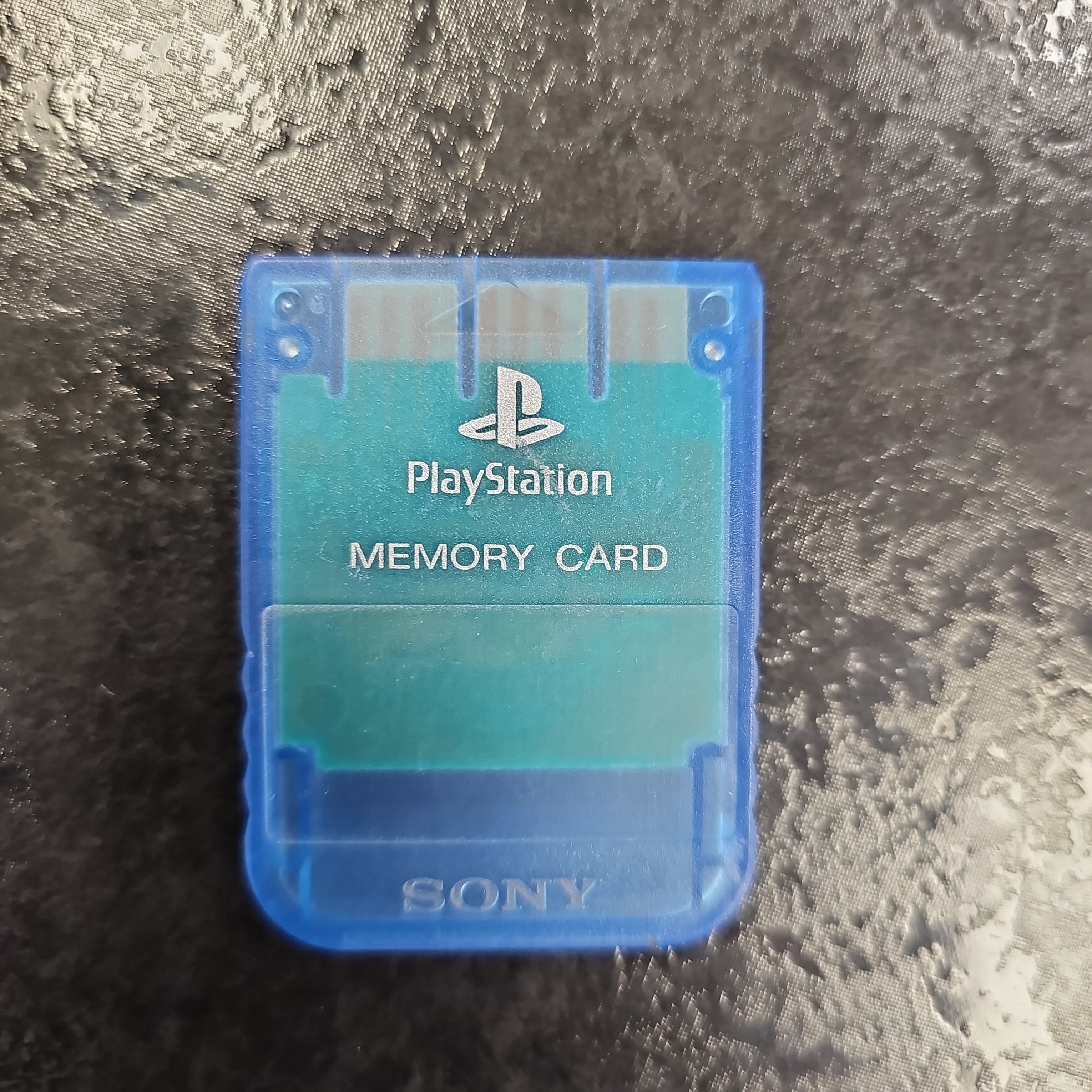 Sony PlayStation 1 PS1 Memory Card Island Blue (SCPH-1020)