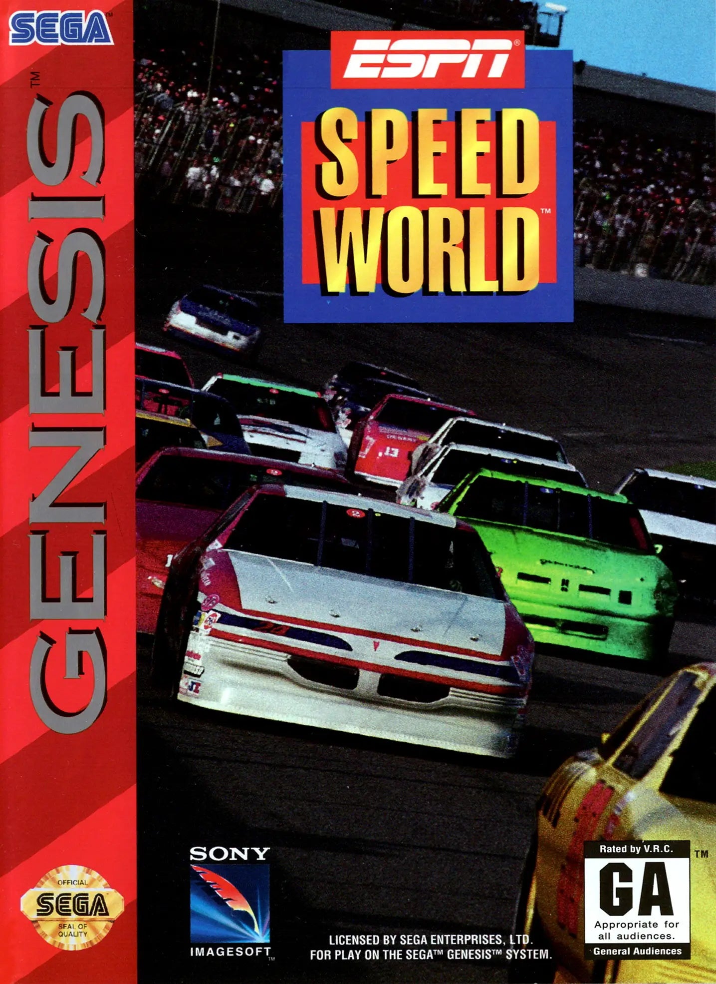 ESPN Speed World - Sega Genesis