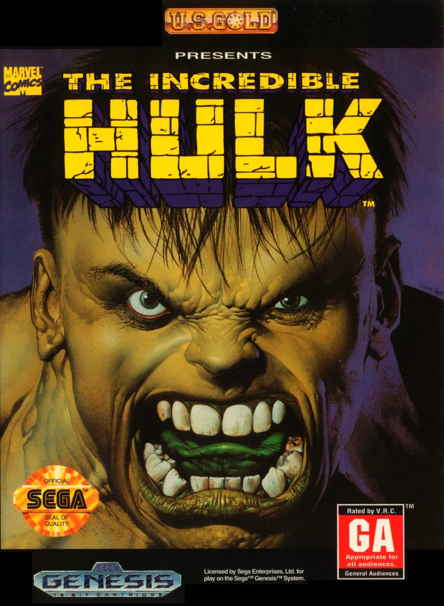 The Incredible Hulk - Sega Genesis