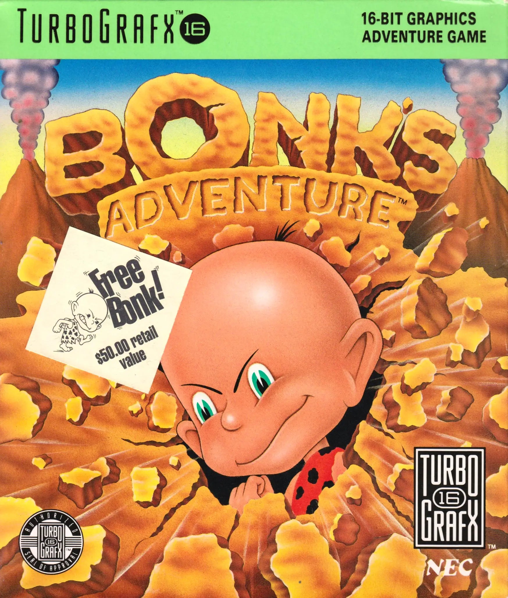 Bonk's Adventure - TurboGraphx 16