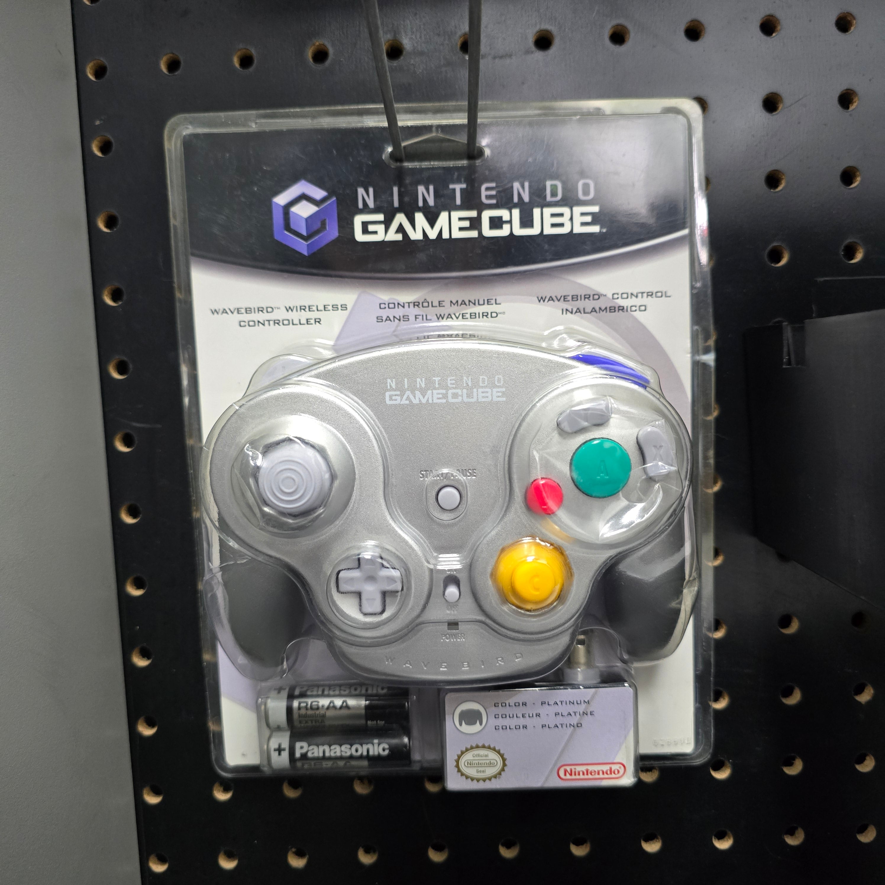 **Brand New** Nintendo GameCube Platinum Silver Wavebird Controller