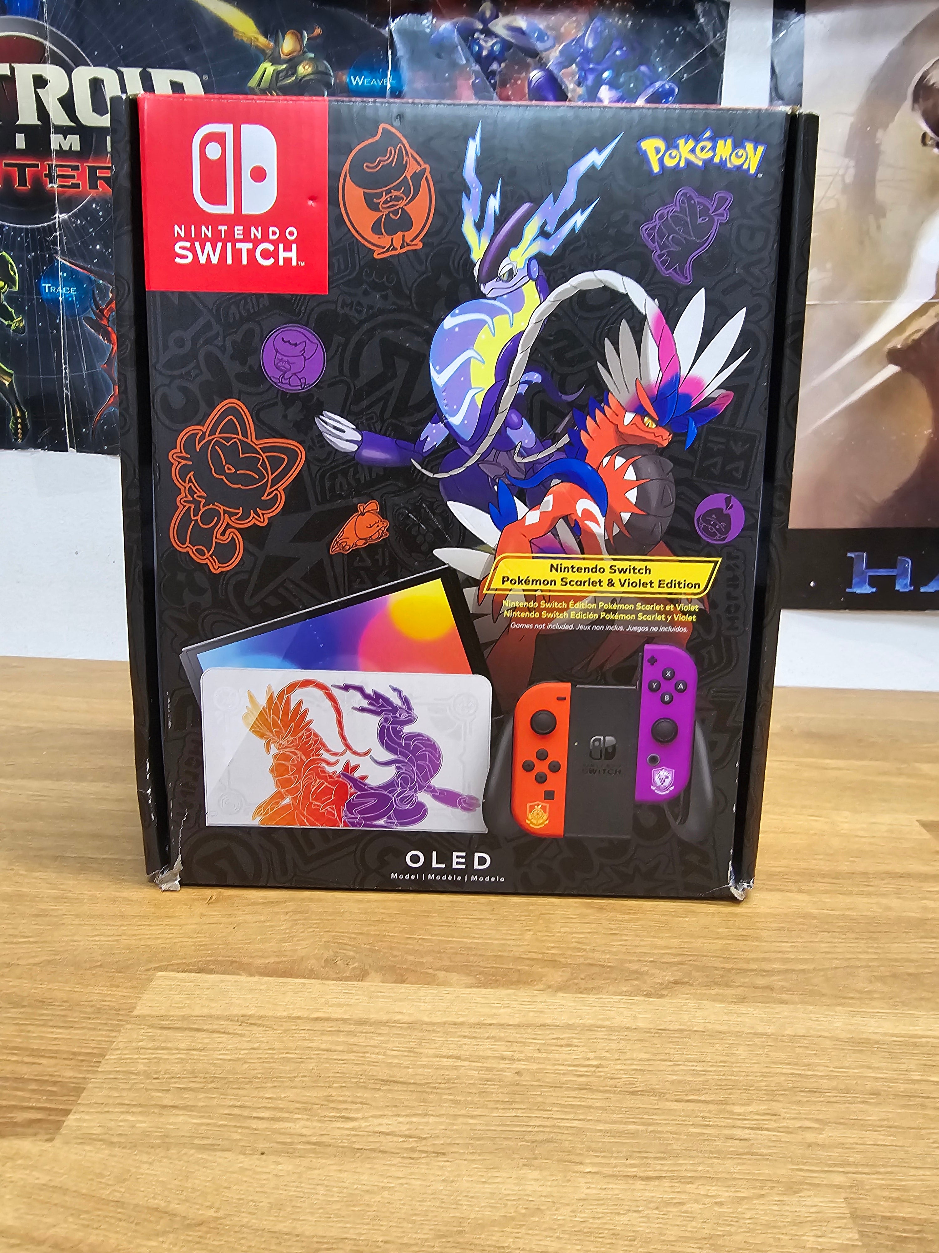 Nintendo Switch Oled Pokemon Scarlet & Violet Edition (JP Version) - Console Bundle