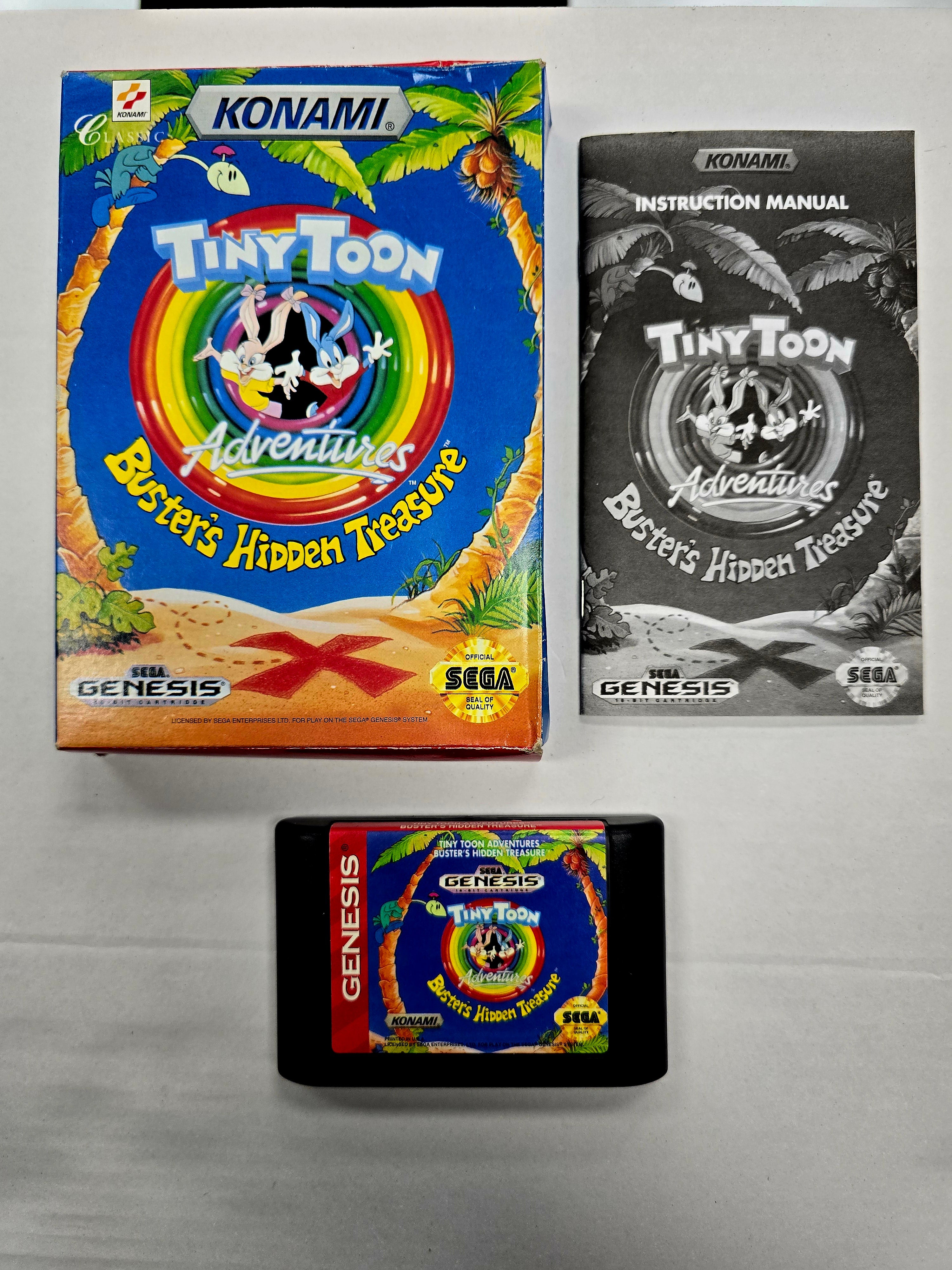 Tiny Toon Adventures Buster's Hidden Treasure - Sega Genesis