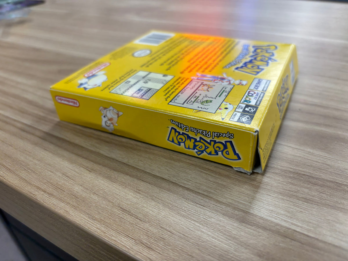 Pokemon Yellow (1st Print) - Nintendo Game Boy - Box and Insert - A