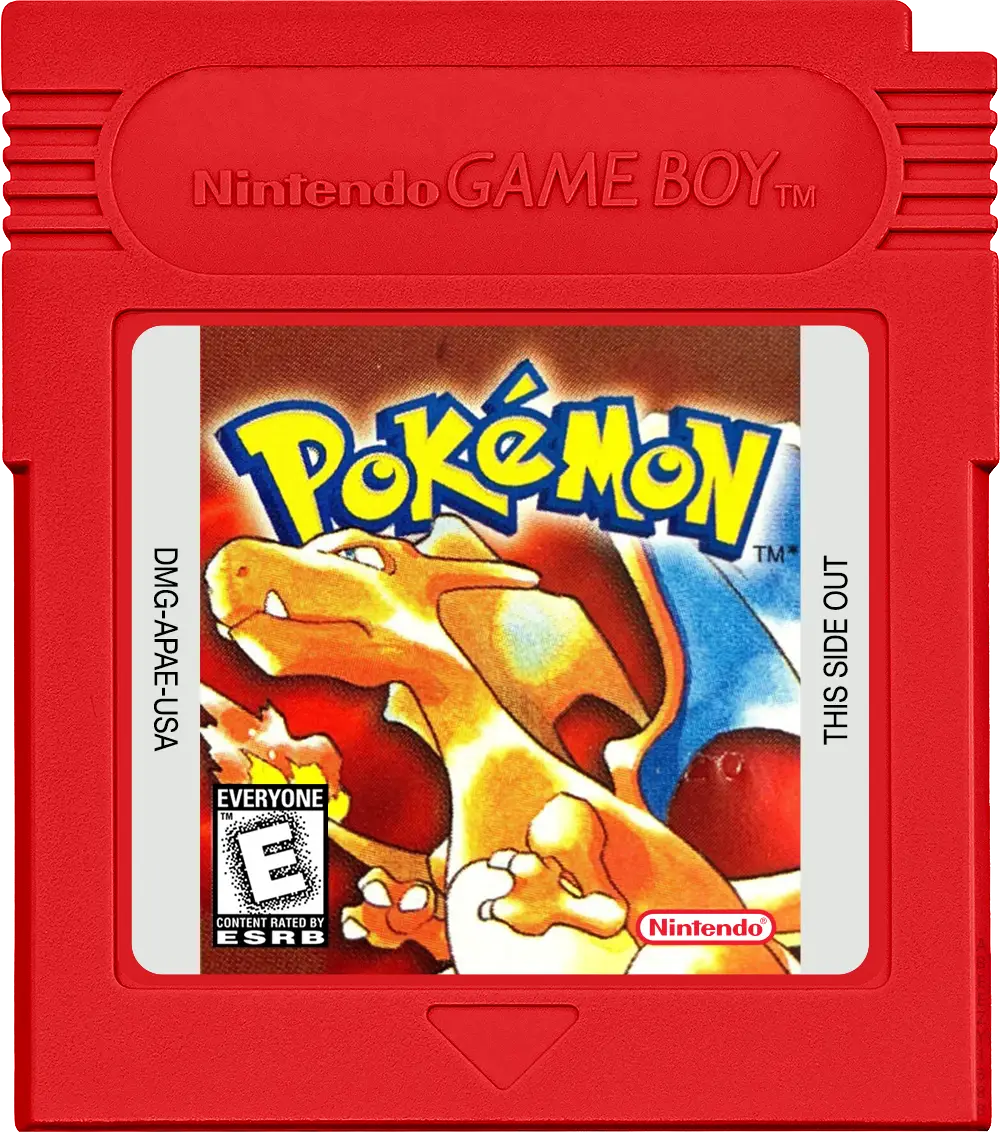 Red Shell Gameboy Pokemon Pokemon Red for Nintendo Game Boy | TVGC