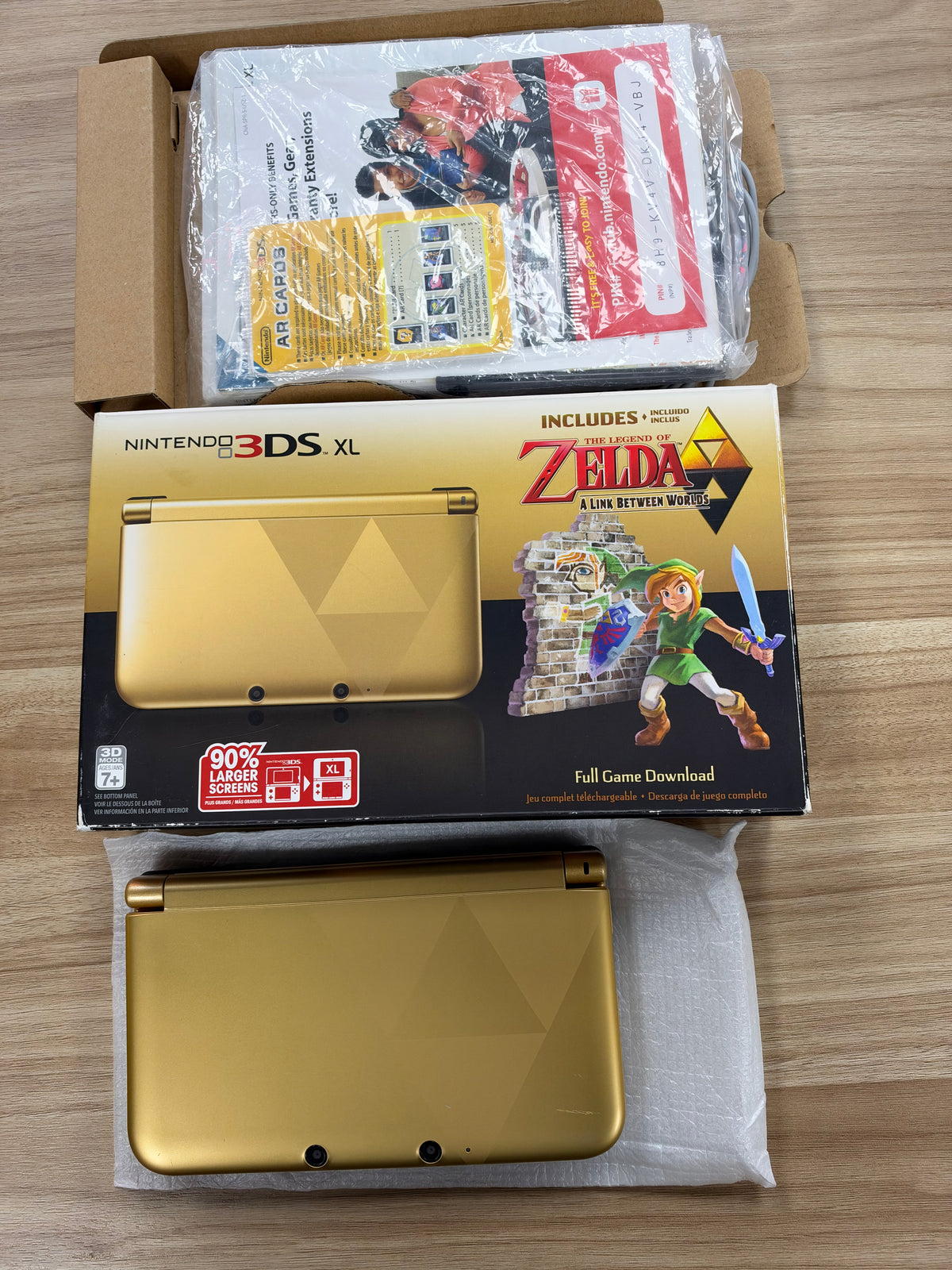 Nintendo 3DS XL Zelda A Link Between Worlds Limited Edition [Complete in Box] (A)
