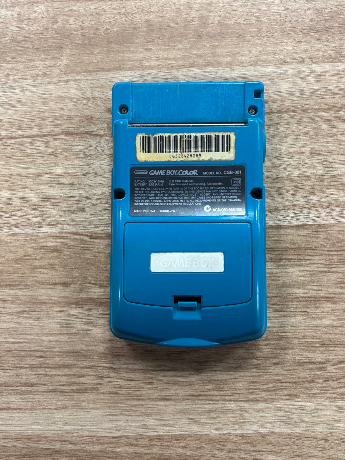 (CIB) Nintendo Game Boy Color GBC Teal Handheld Console (CGB-001)