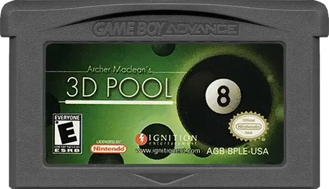 3D Pool - Nintendo Game Boy Advance