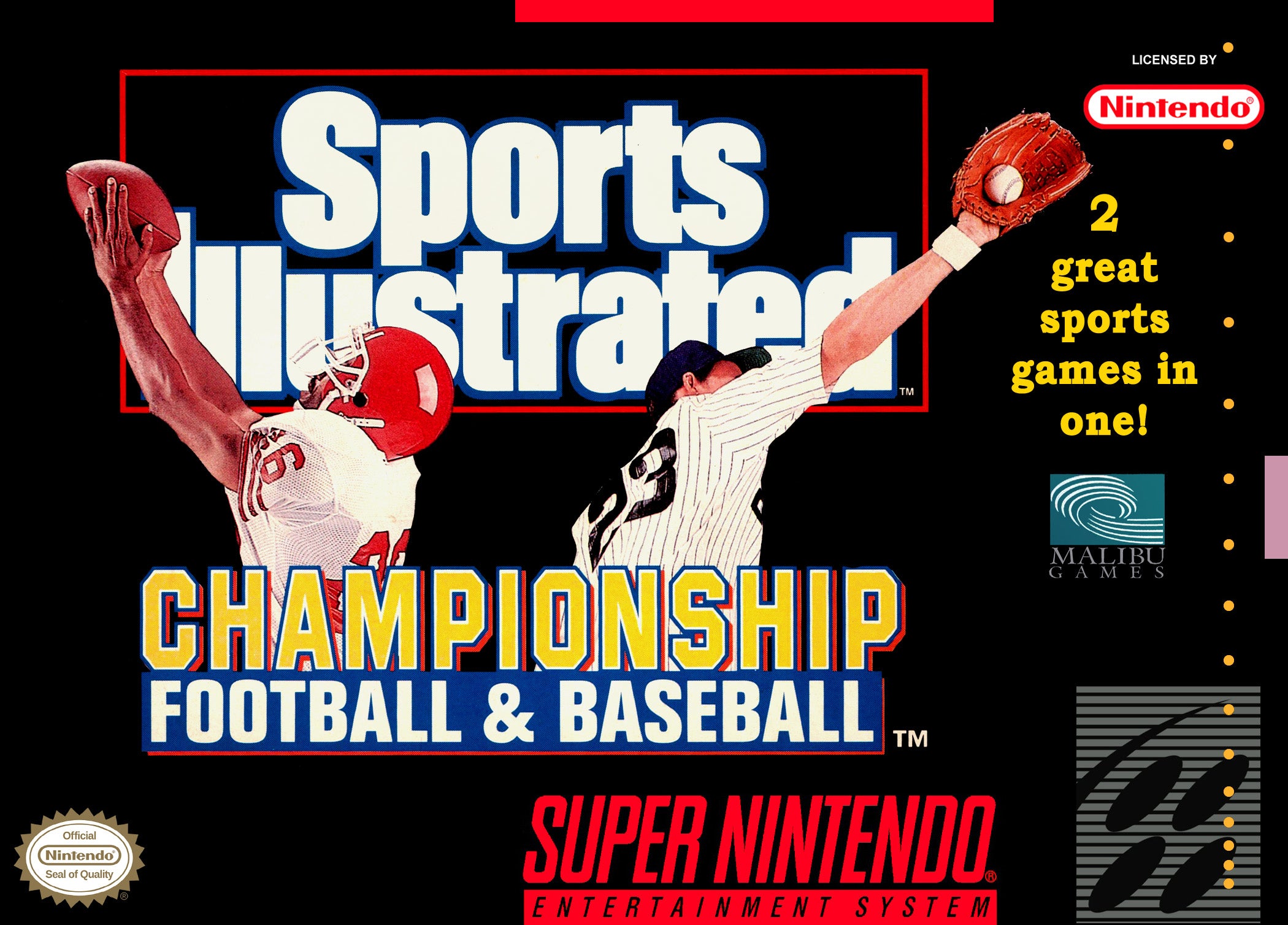 Sports Illustrated Championship Football & Baseball - Nintendo SNES