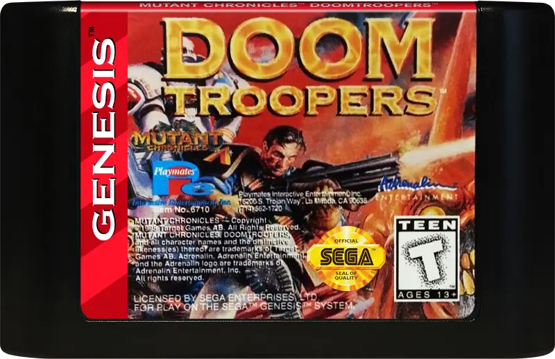 Doom Troopers - Sega Genesis
