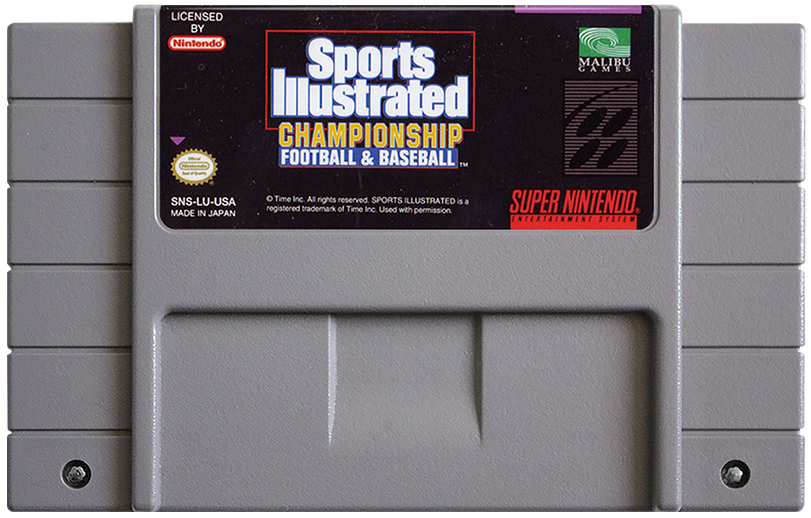 Sports Illustrated Championship Football & Baseball - Nintendo SNES