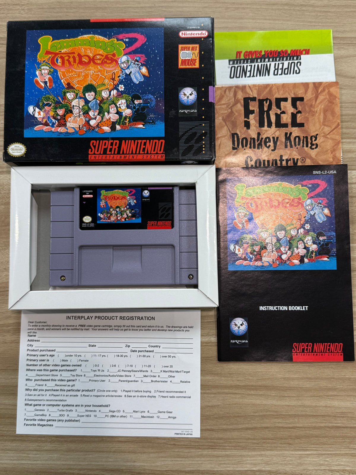 Lemmings 2 The Tribes - Nintendo SNES