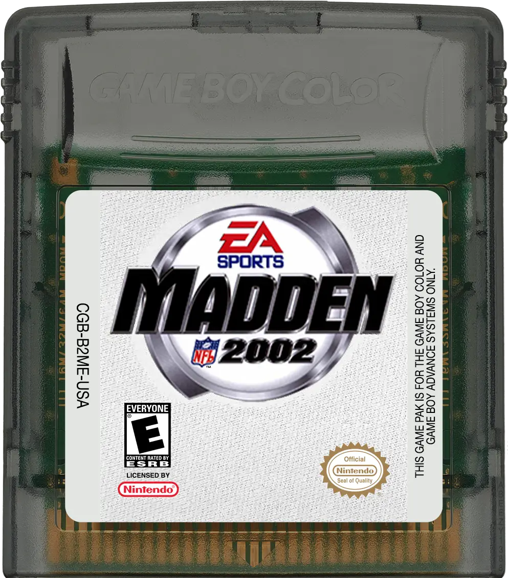 Madden NFL 2002 - Nintendo Game Boy Color