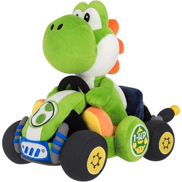 Super Mario Kart World Yoshi 8.5" Plush Toy