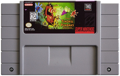 Timon and Pumbaa Jungle Games - Nintendo SNES