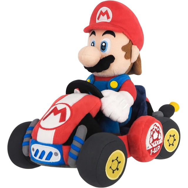 Super Mario Kart World Mario 8.5" Plush Toy