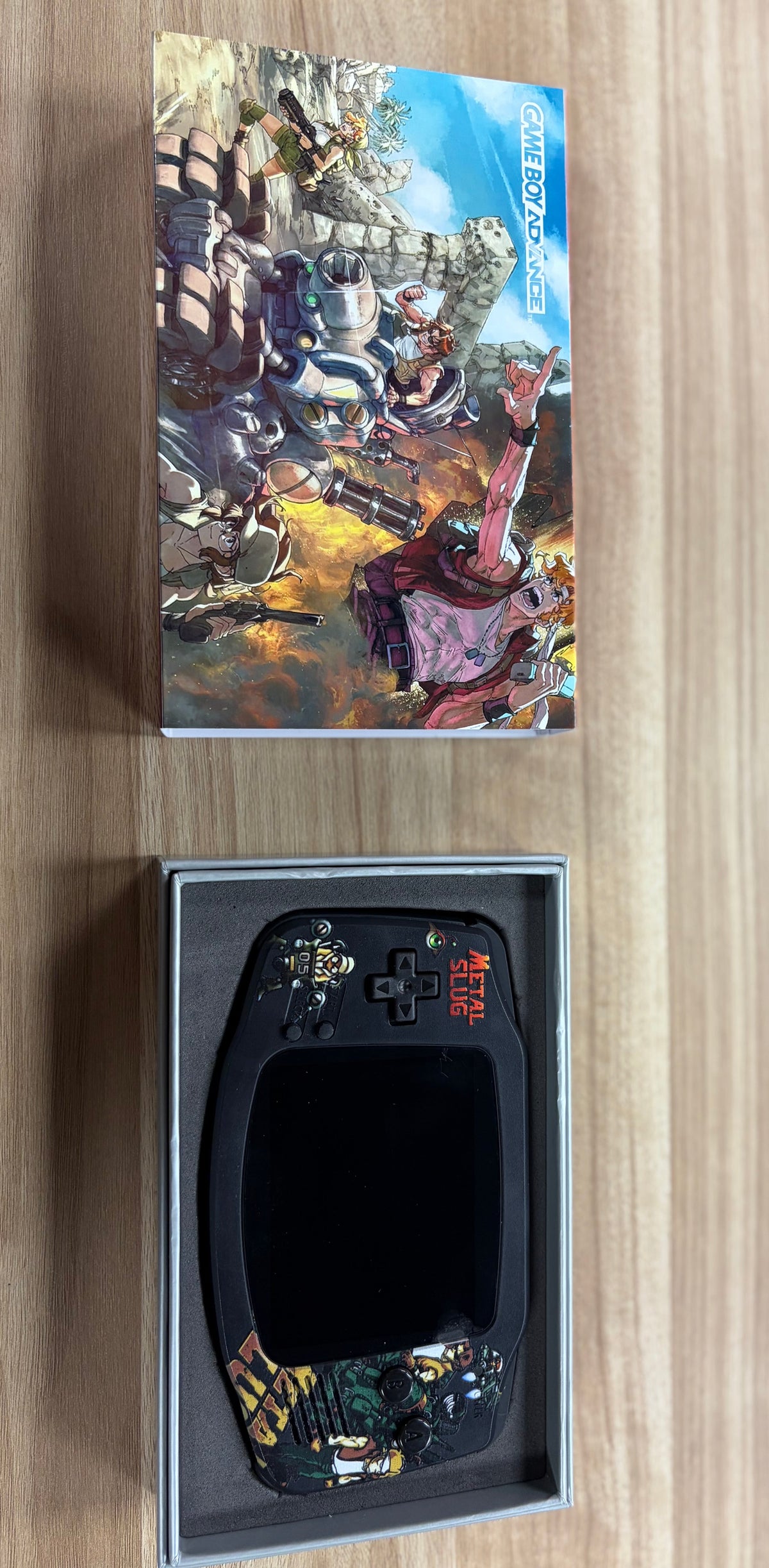 Nintendo Game Boy Advance (GBA) Custom Metal Slug Backlit Handheld Console