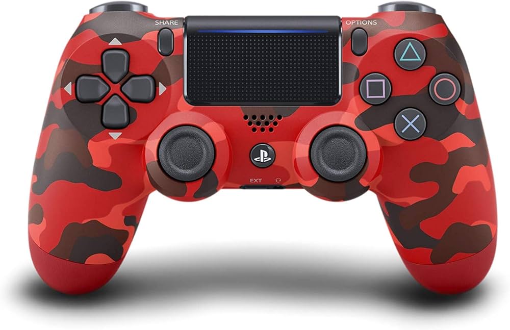 Sony PlayStation 4 PS4 Red Camo DualShock Wireless Controller