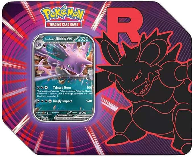 Team Rocket Tin [Team Rocket's Nidoking ex]