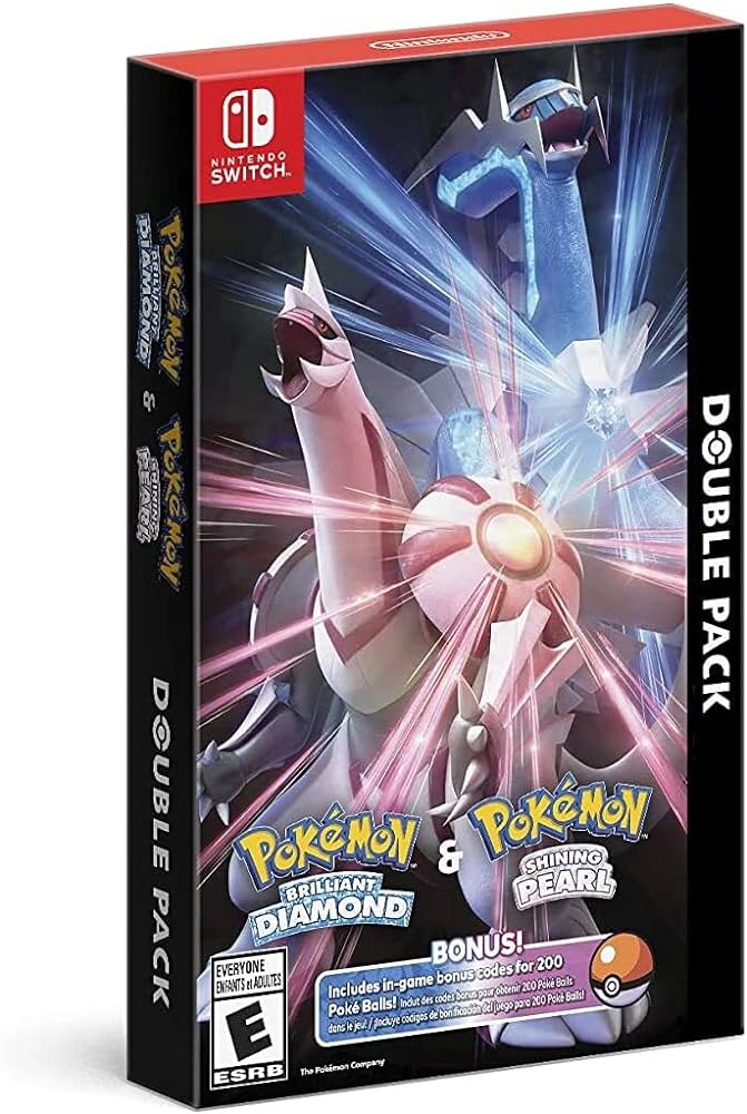Pokemon Brilliant Diamond & Shining Pearl Double Pack - Nintendo Switch