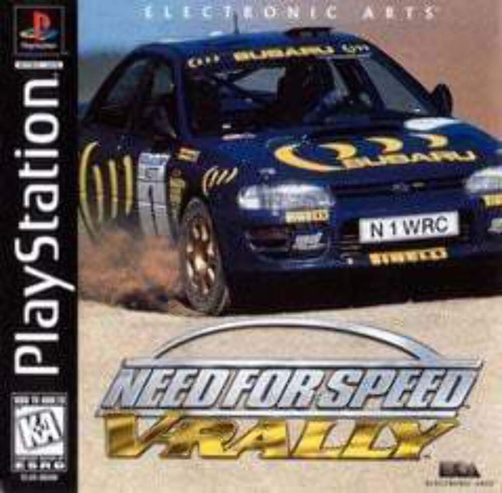 Need for Speed V-Rally - Sony PlayStation 1 (PS1)