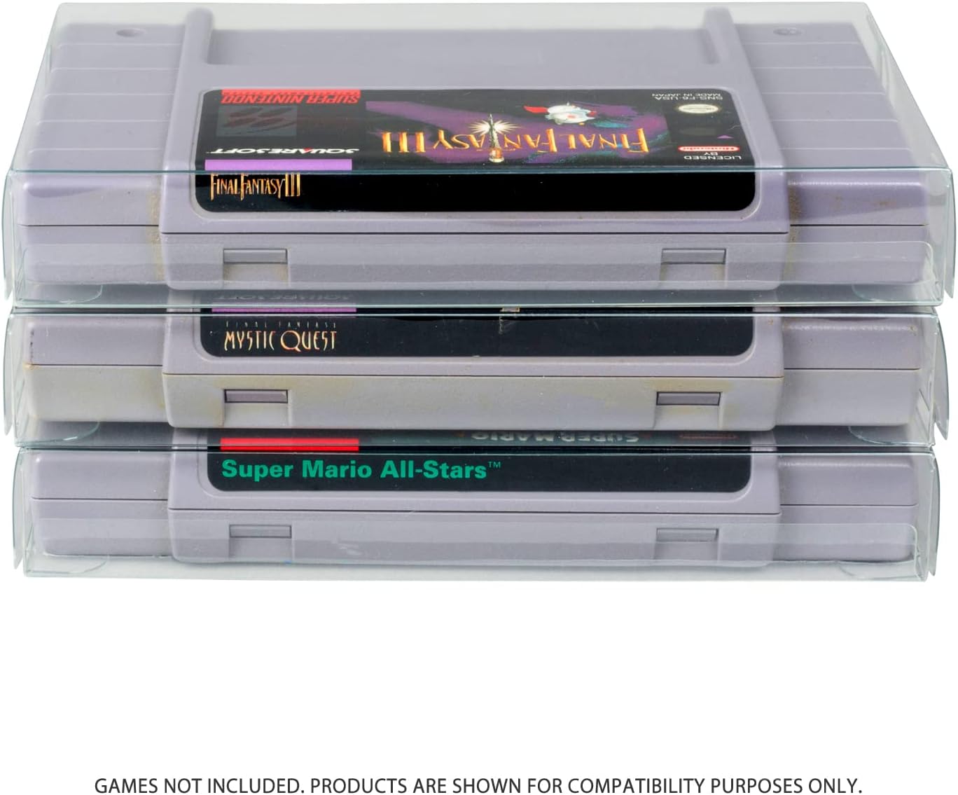 Nintendo SNES Plastic Cartridge Protector