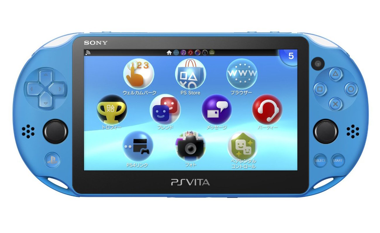 Sony PlayStation PS Vita Blue Handheld Console PCH-2001