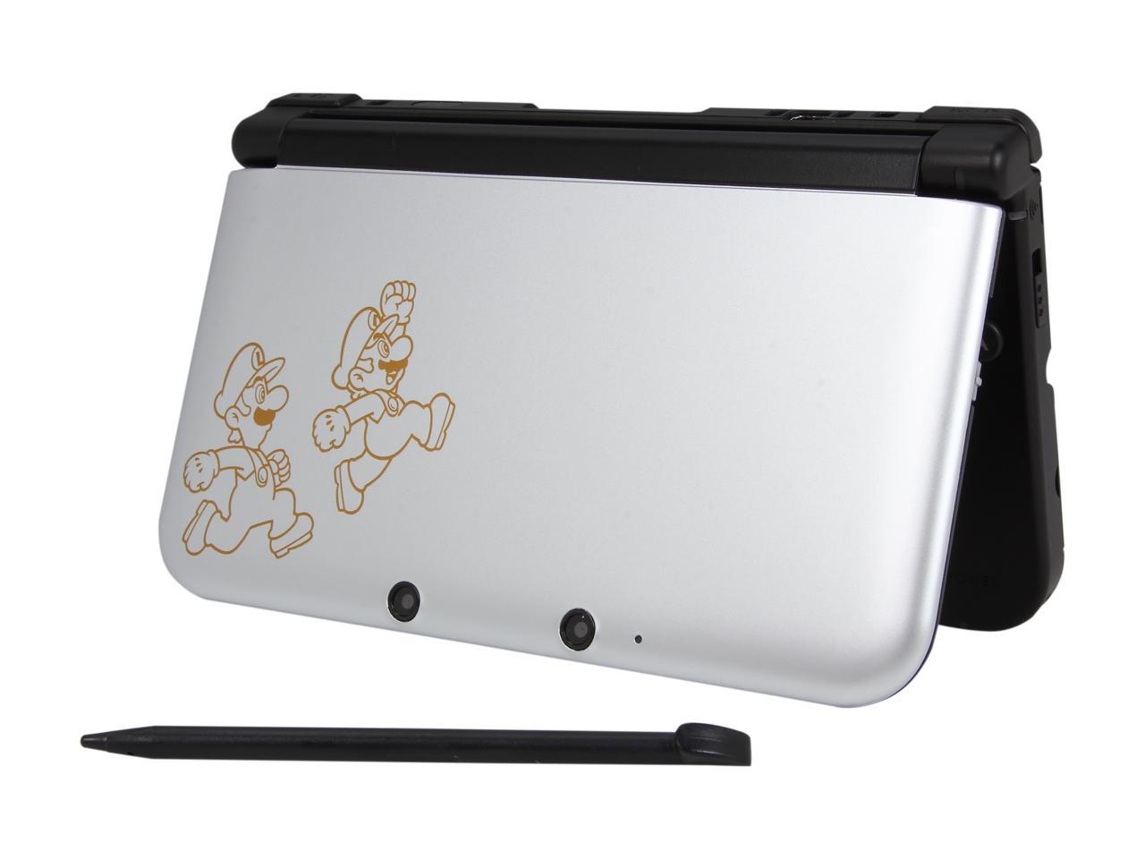 Nintendo Silver 3DS XL with Mario & Luigi : Dream Team  Handheld Console