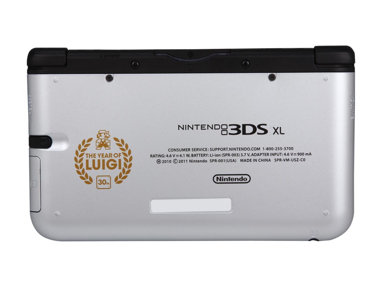 Nintendo Silver 3DS XL with Mario & Luigi : Dream Team  Handheld Console