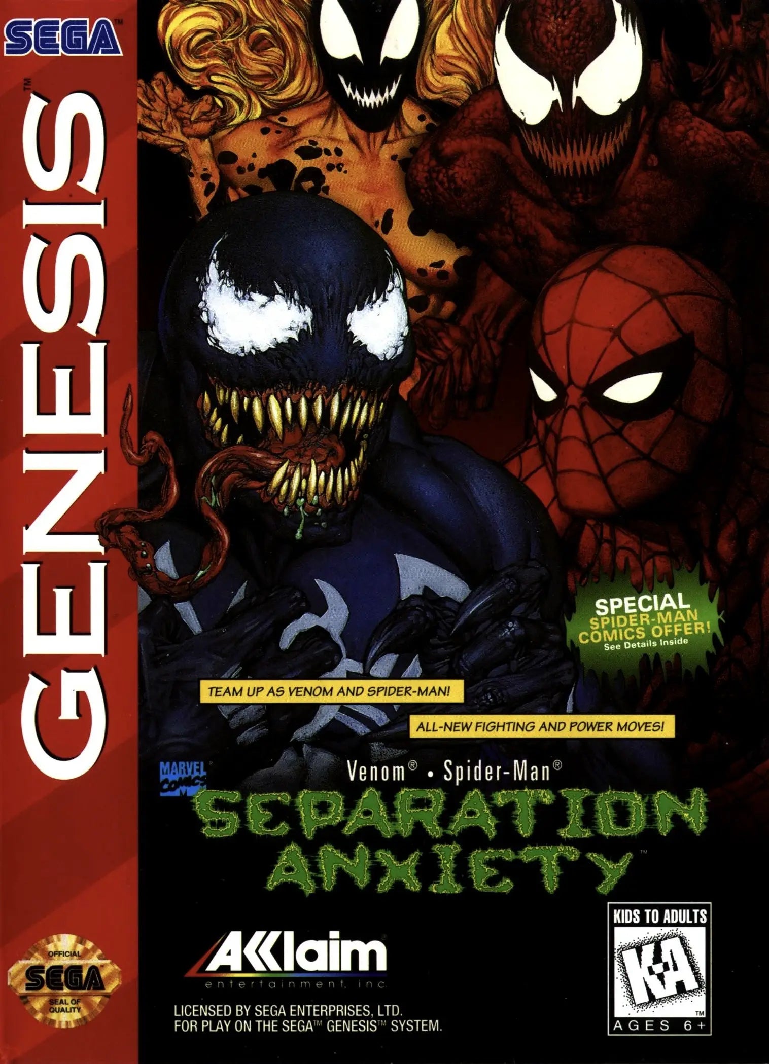 Separation Anxiety - Sega Genesis