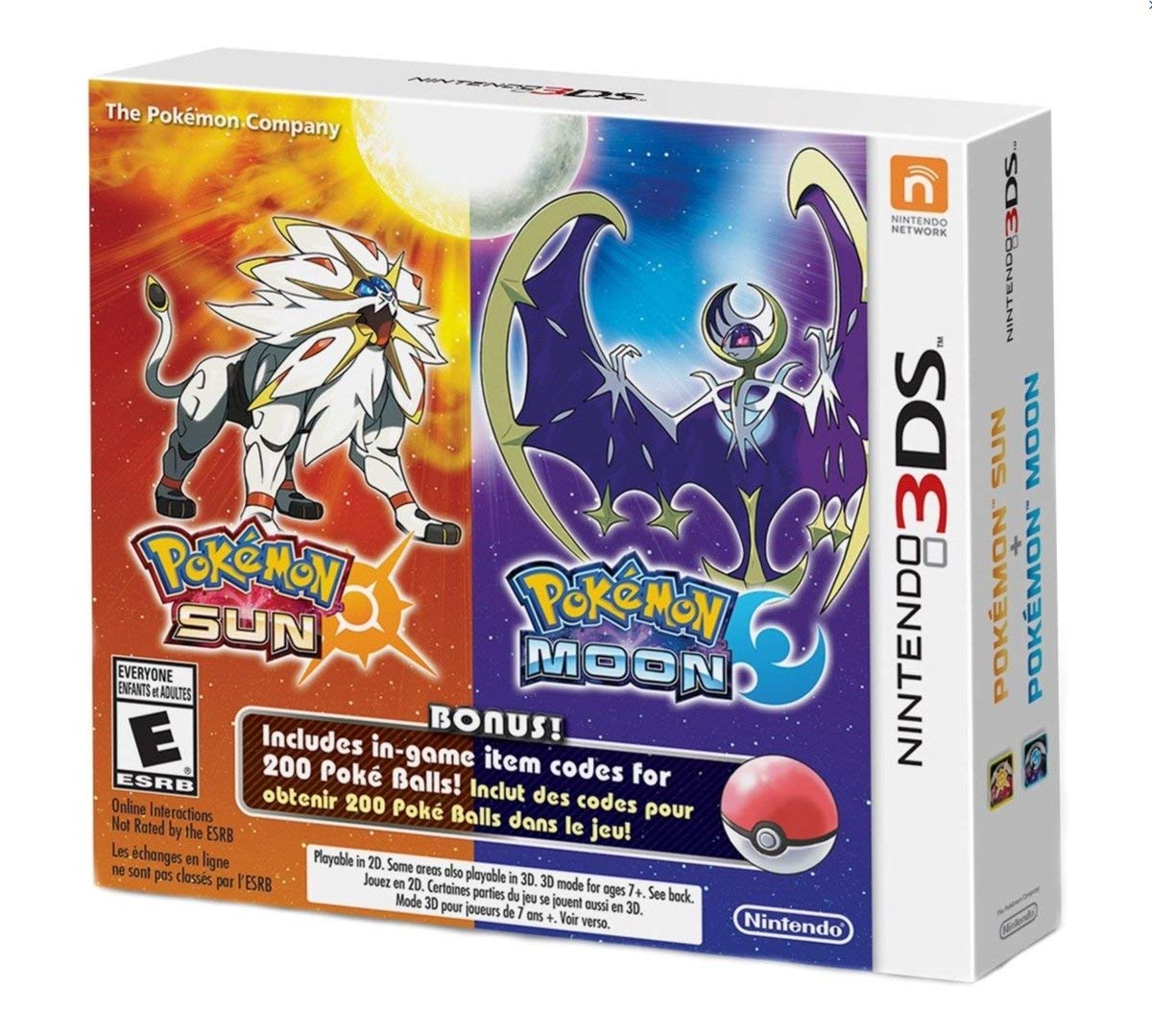 Pokemon Sun & Pokemon Moon Dual Pack - Nintendo 3DS