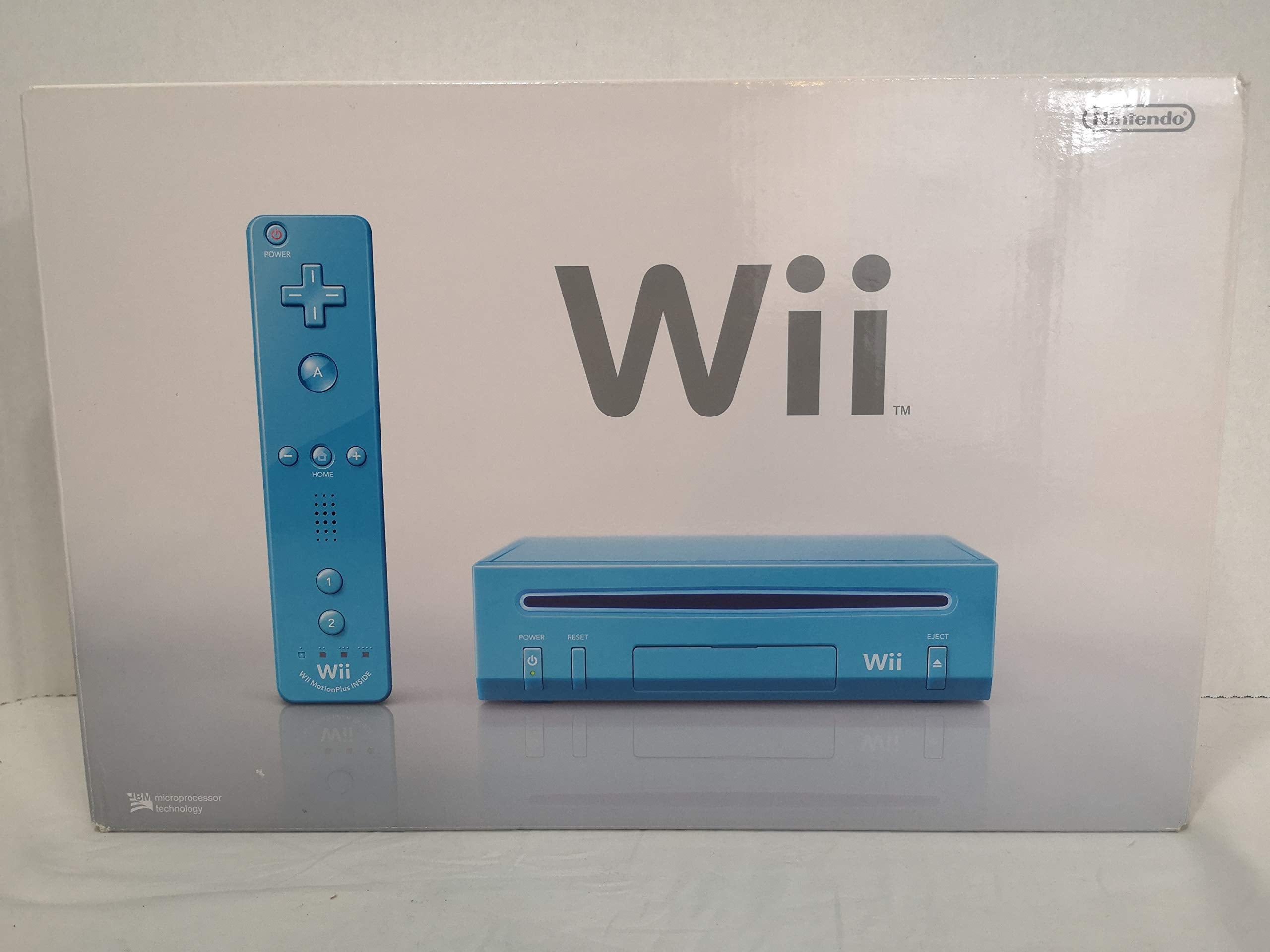 Nintendo Wii Teal Blue Console
