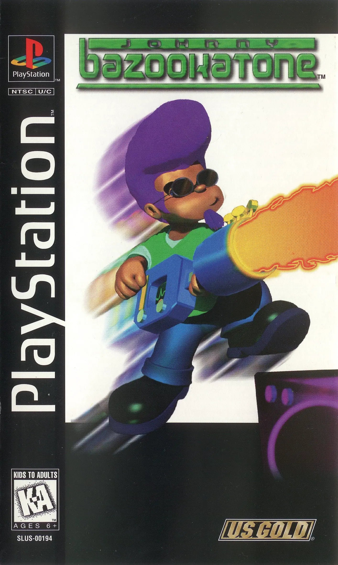 Johnny Bazookatone - Sony PlayStation 1 (PS1)