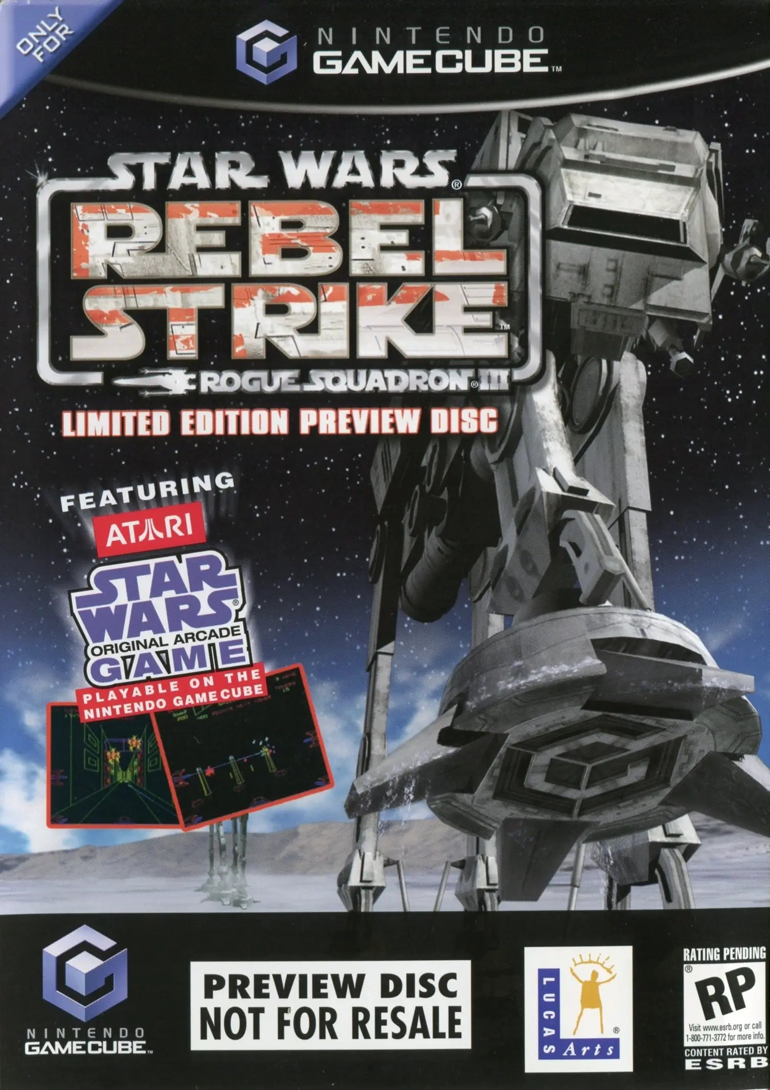 Star Wars Rebel Strike [Preview Disc] - Nintendo GameCube