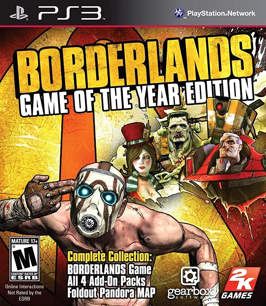 Borderlands: Game of the Year- Sony PlayStation 3 (PS3)
