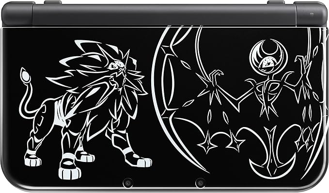 "New" Nintendo 3DS XL Pokemon Solgaleo Lunala Handheld Console [With Pokemon Bank]