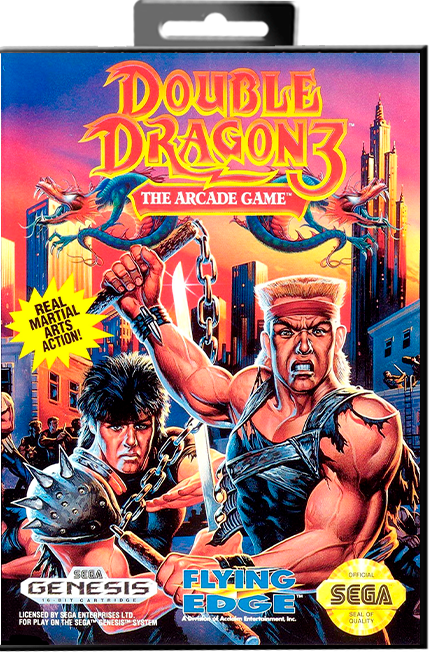 Double Dragon 3 The Arcade Game  - Sega Genesis