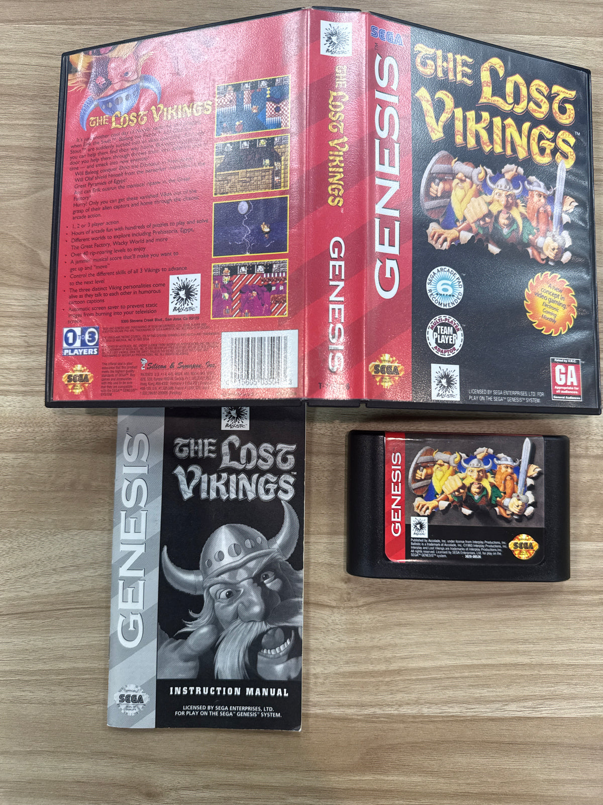 The Lost Vikings - Sega Genesis